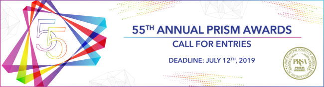 55th Annual PRism awards banner