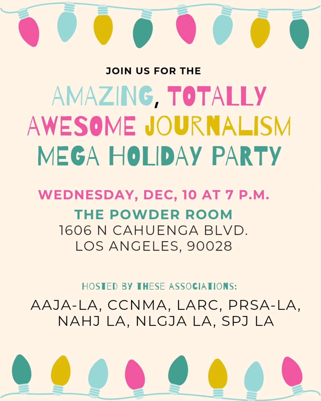 Misc Assoc Mixer - dec 10