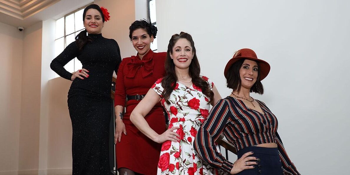 Linsay Rousseau with Pinup Vets