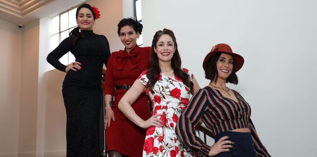 Linsay Rousseau with Pinup Vets