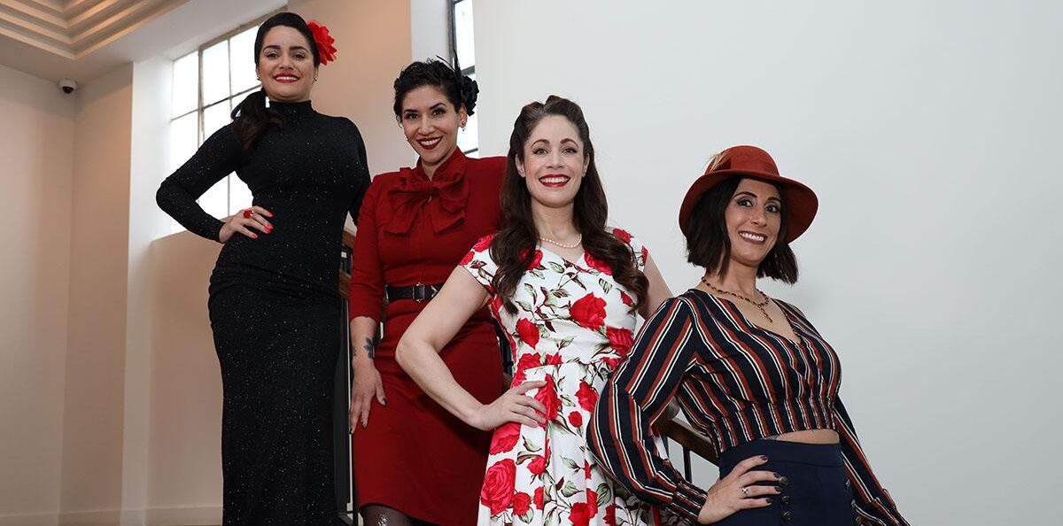 Linsay Rousseau with Pinup Vets