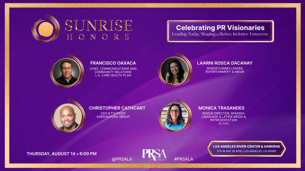 PRSALA Sunrise Honorees