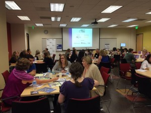 Nonprofit leaders and PRSA-LA volunteers collaborate at Quality Time with PR Minds, 2015